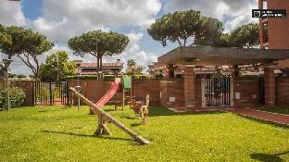 Long Stay Comfort Apartment with backyard Rome Area Residence - image 10