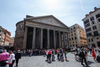 Above Pantheon Roof - image 8